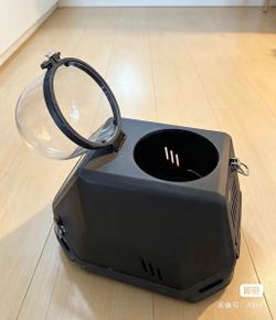 Cat backpack made of motorcycle fuel tank