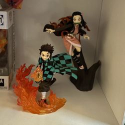 Tanjiro and Nezuko Figurines