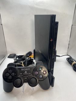 Playstation 2 PS2 Slim Console With Sony Memory Card & Sony Controller complete