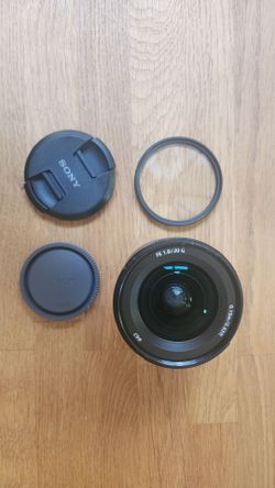 Sony 20mm f1.8 lens