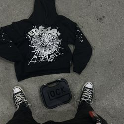 Black Sp5der Hoodie