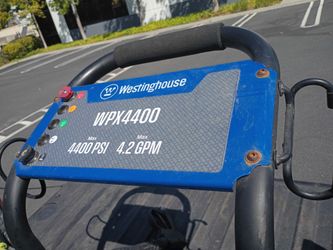 4400 psi.  Pressure washer