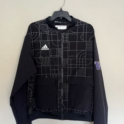 Washington Huskies adidas Playoff Pack Full-Zip Jacket - Black(Medium Size) (Pick up🛒 In Bellevue) *Check out my Other Posts 💕