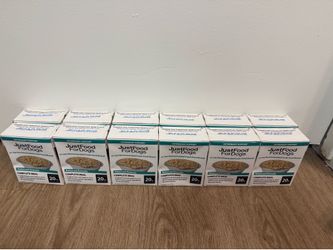 Brand New JustFoodForDogs Balanced Remedy Pantry Case .. lot 2