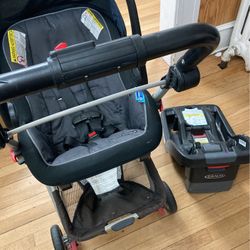 Graco Infant Car seat And Graco Snap N Go Plus 2 Car Bases