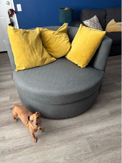 Living Spaces Oversized Cuddler Chair