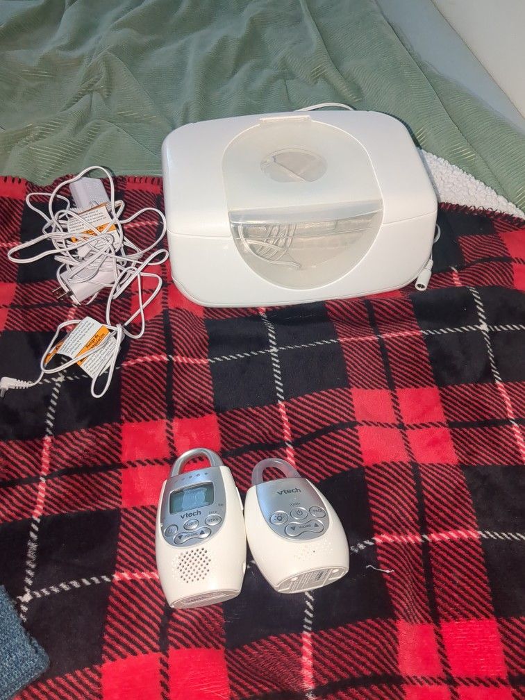 Diaper Warmer And VTech Set Baby Monitor