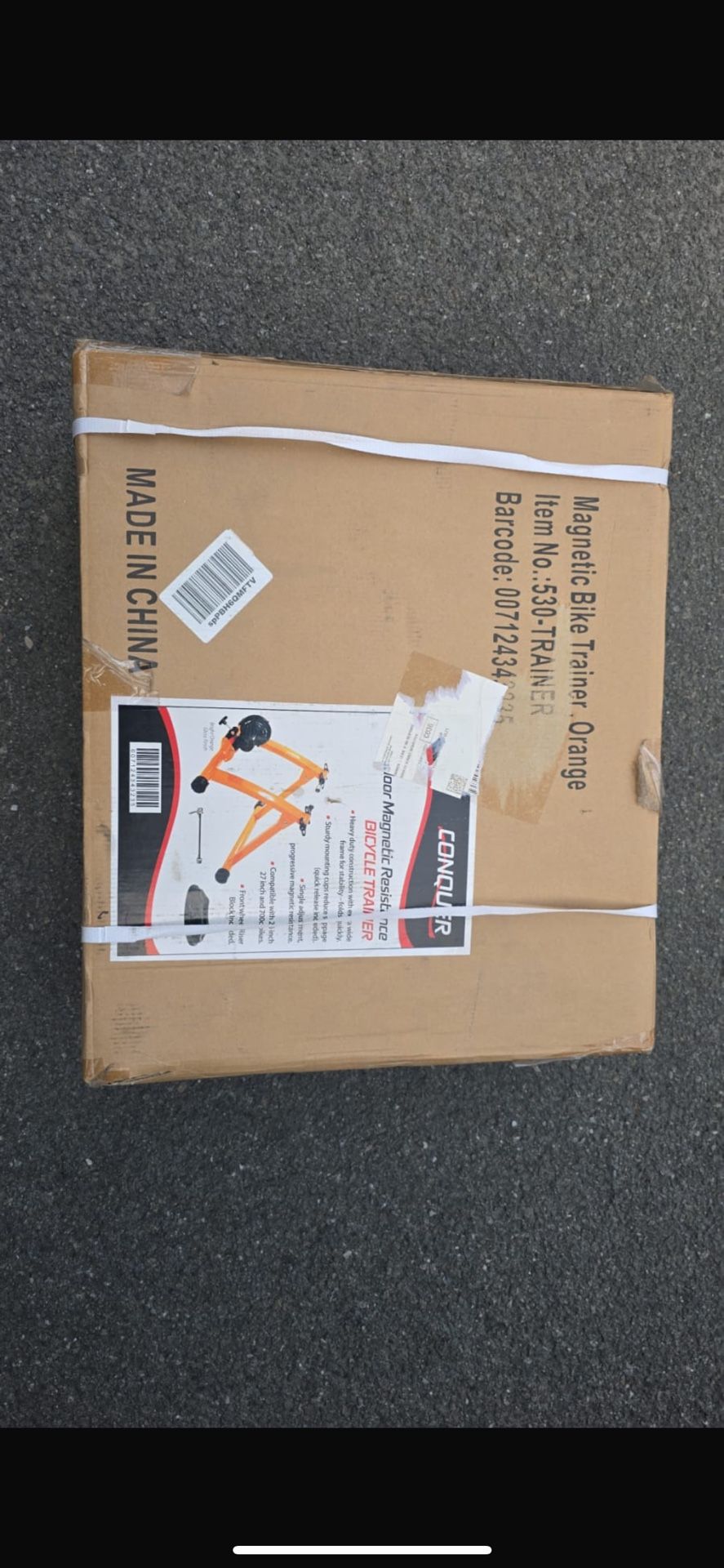 Conquer Indoor Magnetic Resistance Bicycle Trainer New in Box