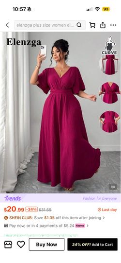 Hot pink dress