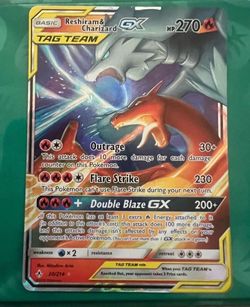 Reshiram and Charizard GX Tag Team