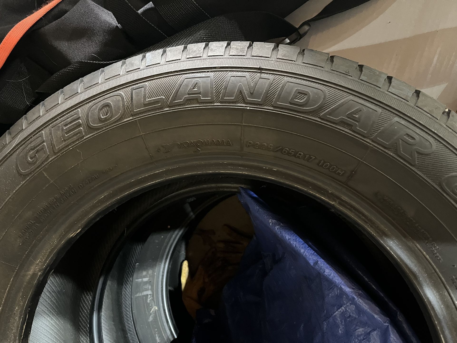 3 Yokohama Tires Less Than 5k Miles Used For $50