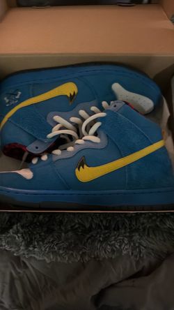 Nike SB Dunk High Blue Yellow Sneakers