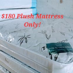 $180 Queen Mattress Only.  Brand New.  Free Delivery Same-day 