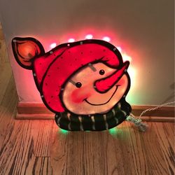 Snowman Indoor/outdoor Lighted Decoration