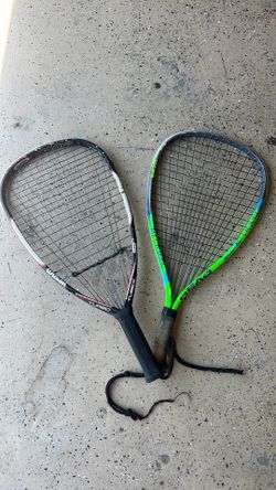 Racket ball paddles