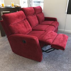 Reclining Couch Sofa As Good As New