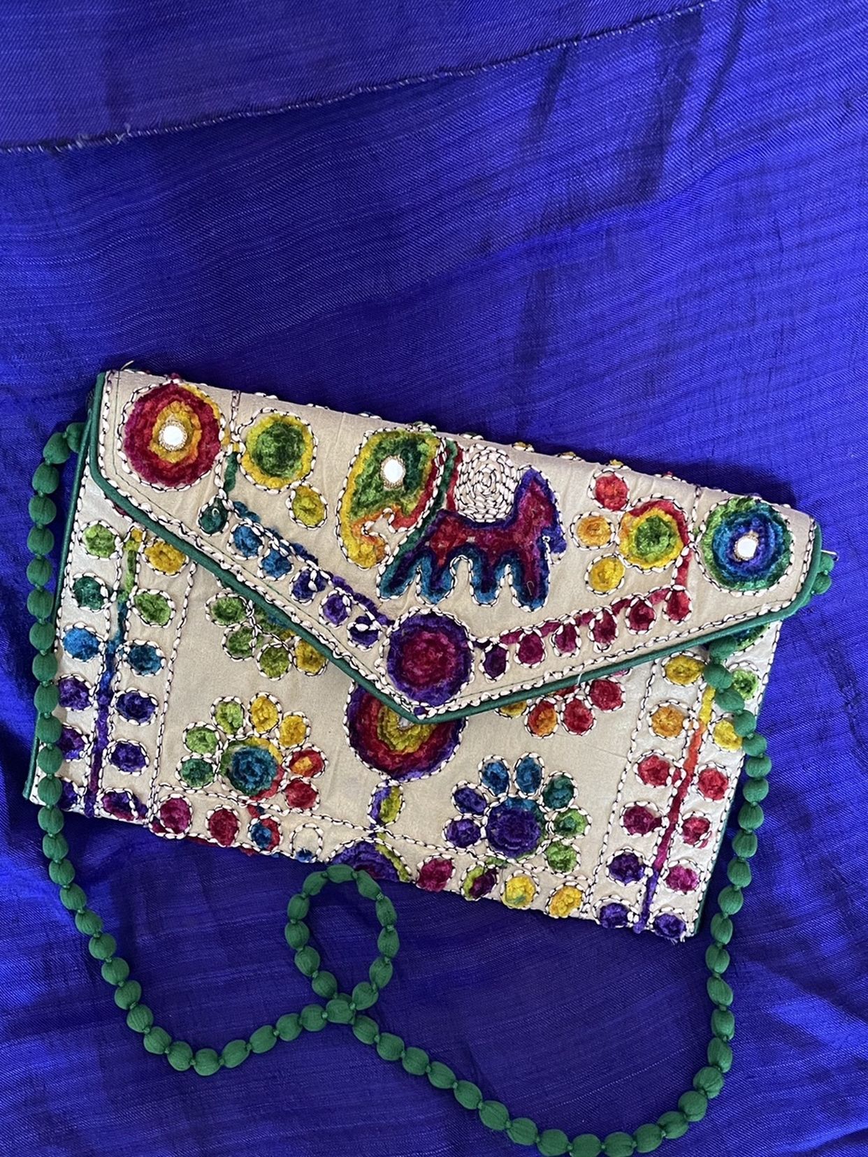 Stylist Colorful Handmade Embroidery Purse