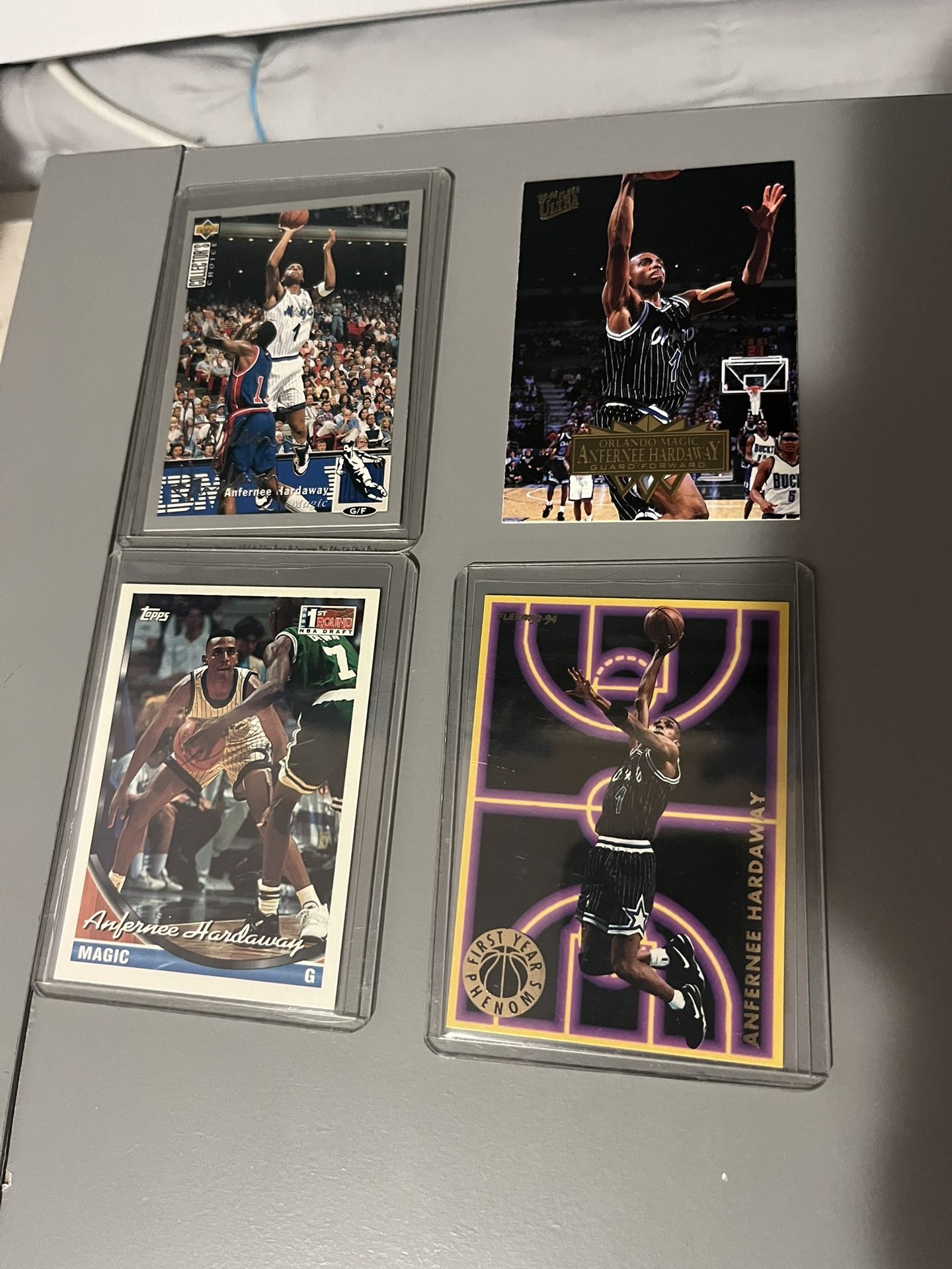 Anfernee Hardaway Upper Deck, Topps & Fleer Cards