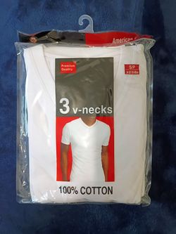 3 V Neck T Shirt New In Package