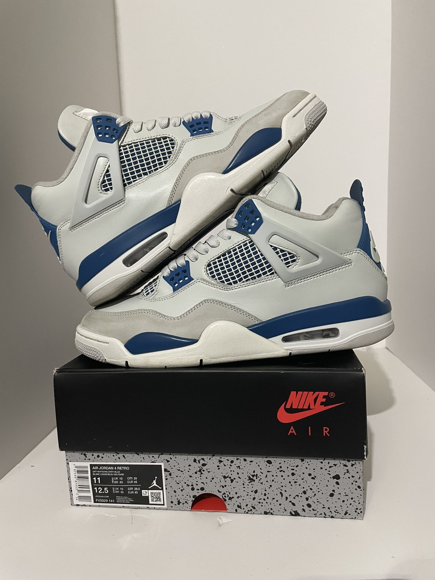 Military Blue Jordan 4s