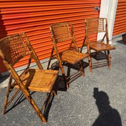 Bamboo Chairs 