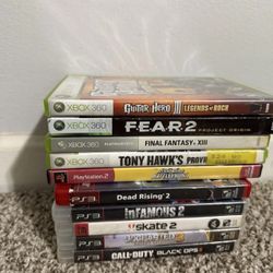 🎮 Xbox 360 & PS3/PS2 Games Bundle –🕹️🔥