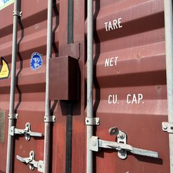 Shipping container conex storage shed