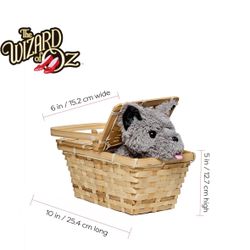 NEW The Wizard of Oz: Toto in a Basket Costume Accessory 