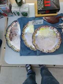 Silver plated plates