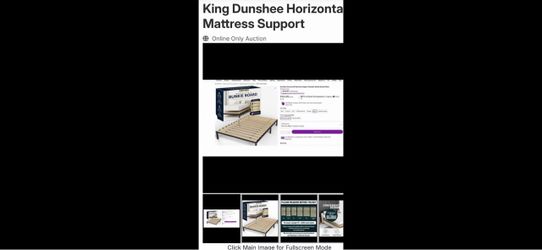 King size box springs and bed frames