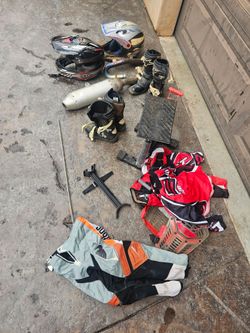Motor cycle gear and parts