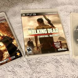 PS3 Games: The Last of Us & The Walking Dead