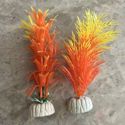 PETCO Imagitarium Aquarium Fish Tank Decor  Plastic Plants