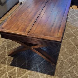 Coffee Center Table 30w X 50L Expands To 60w X  50L