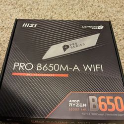 MSI PRO B650M-A Wifi Motherboard