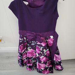 Purple Dress Girls- Size 14 And 16
