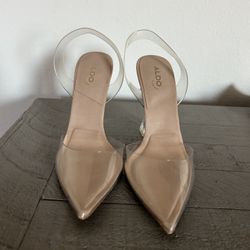 Clear Aldo Heels