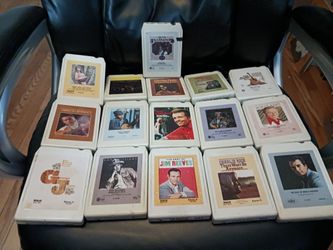 16 Country 8 Track Tapes Untested 