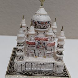 Handcrafted Miniature Marble Taj Mahal, Symbol Of Love 