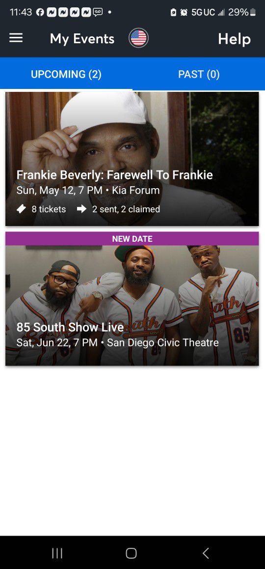 Frankie BEVERLY FARWELL TOUR 