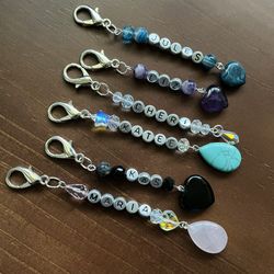 New Personalizable Crystal Gemstone Purse Handbag Charm