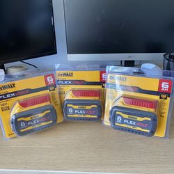 DEWALT 6.0 A h FLEXVOLT BATTERY DRILl. ( $ 100 EACH )