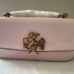 Tory Burch Limited Edition Pink Eleanor Dragon Bag 