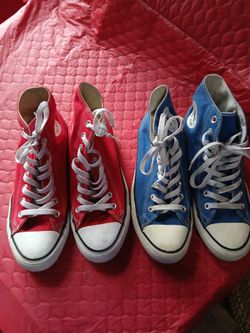 2 converses sneakers for $35
