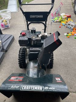 Craftsman Gas And Electric Powered Snow Blower