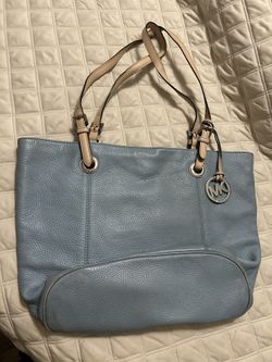 Large Blue Tote Purse Michael Kors 