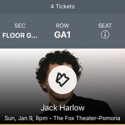 Jack harlow tickets 