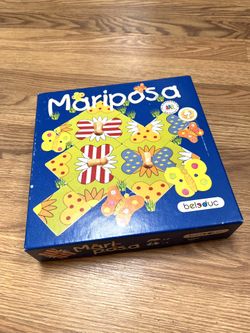 Beleduc Mariposa Educational Board Game from Germany in English Wooden 