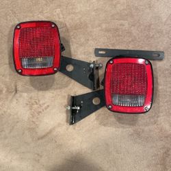 Grote 5370@5371 Tail Lights Trailer Set Truck Ford RV Semi W Mounting Bracket
