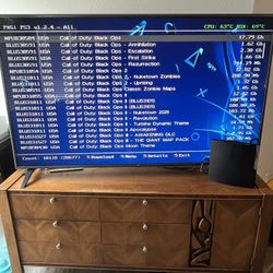 PS3 Slim W/ Games Installed